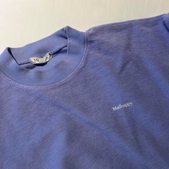 Tops - Madhappy Powder Purple Slightly‎ Cropped Crewneck